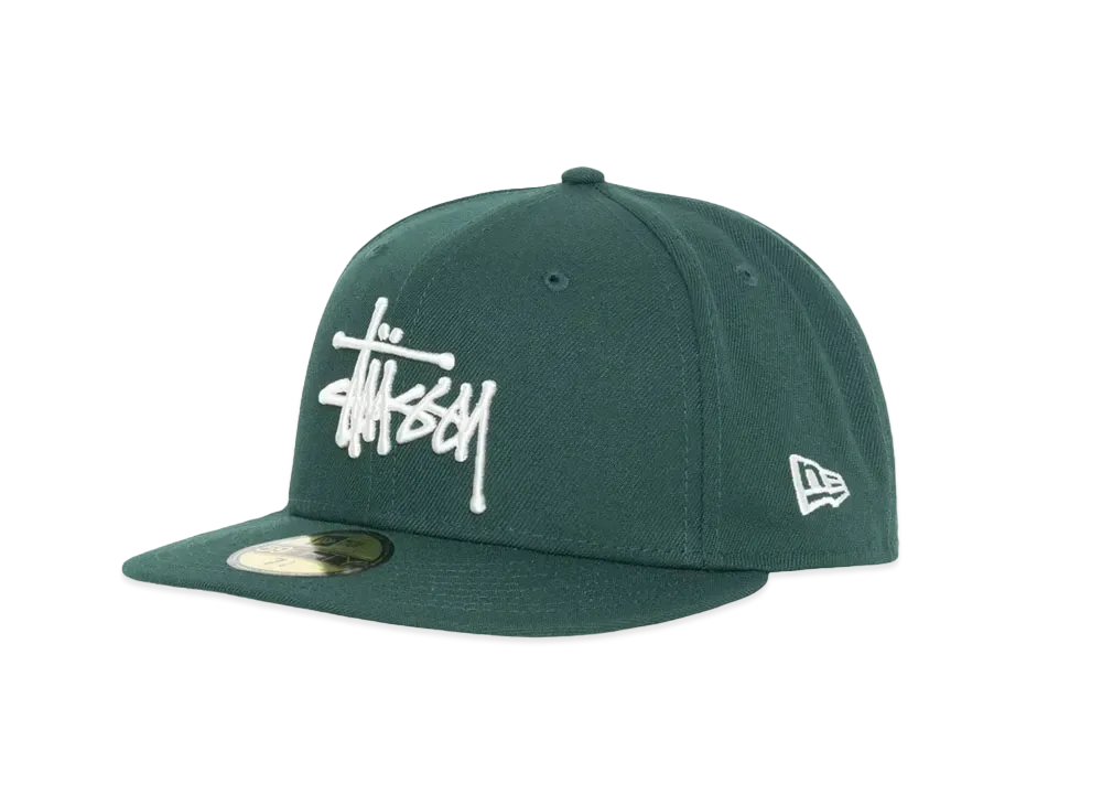 Stussy x NEWERA 59FIFTY Authentic "Hunter Green"