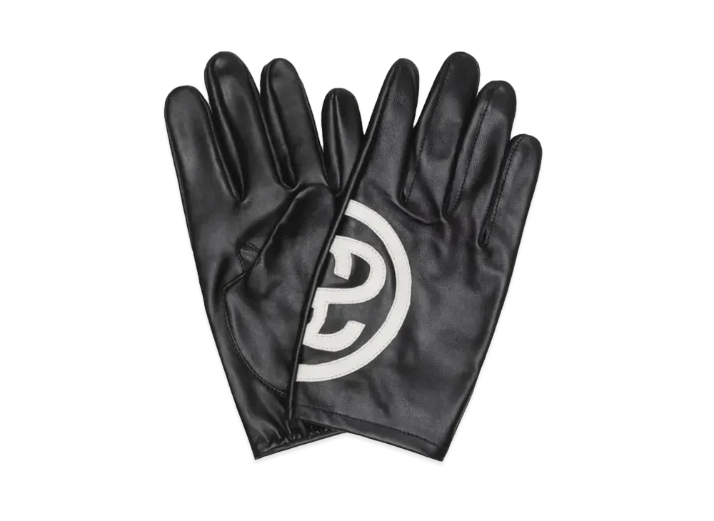 Stussy SS Link Leather Gloves "Black"