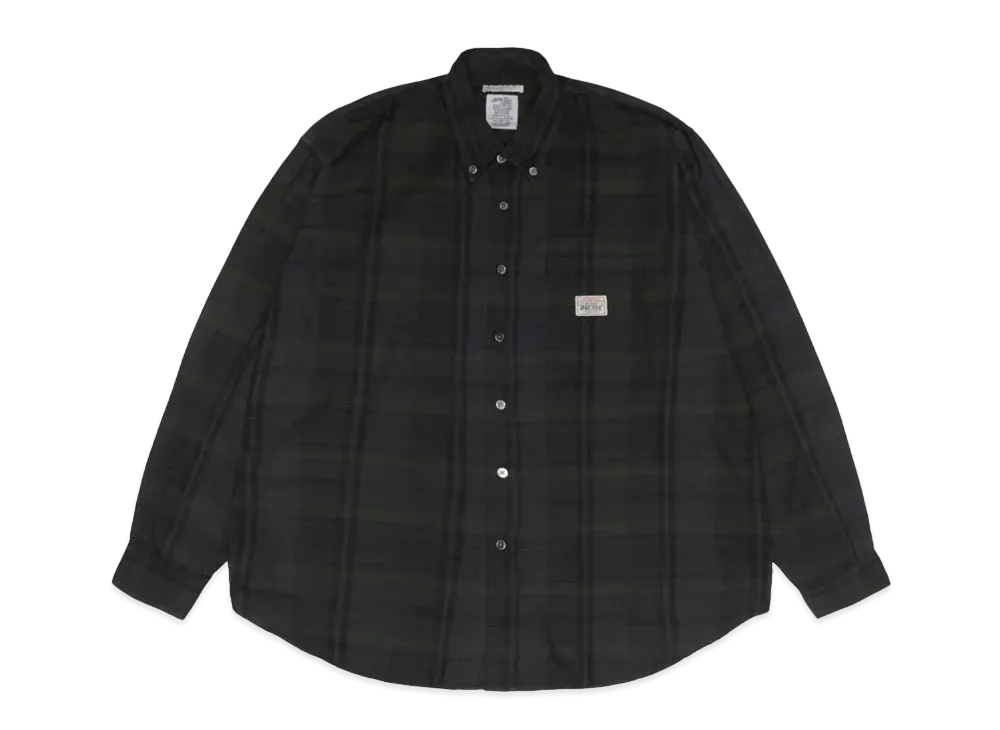 Stussy x OUR LEGACY Work Shop Check Shirt "Green"