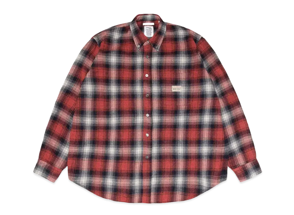Stussy x OUR LEGACY Work Shop Check Shirt "Red"