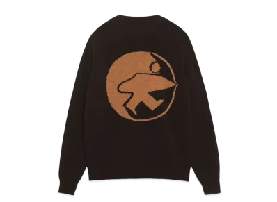 Stussy x OUR LEGACY Work Shop Knitted Roundneck Sweater "Dark Brown"