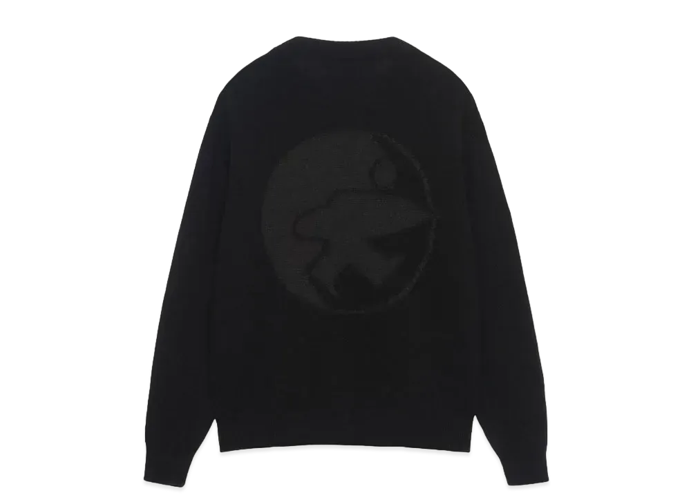 Stussy x OUR LEGACY Work Shop Knitted Roundneck Sweater "Black"