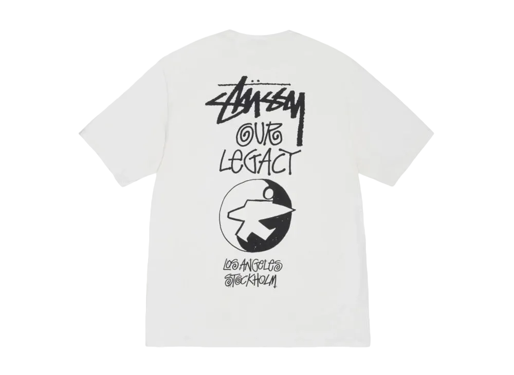 Stussy x OUR LEGACY Work Shop Surfman Tee Pigment Dyed "Natural"