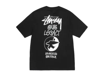 Stussy x OUR LEGACY Work Shop Surfman Tee Pigment Dyed "Black"