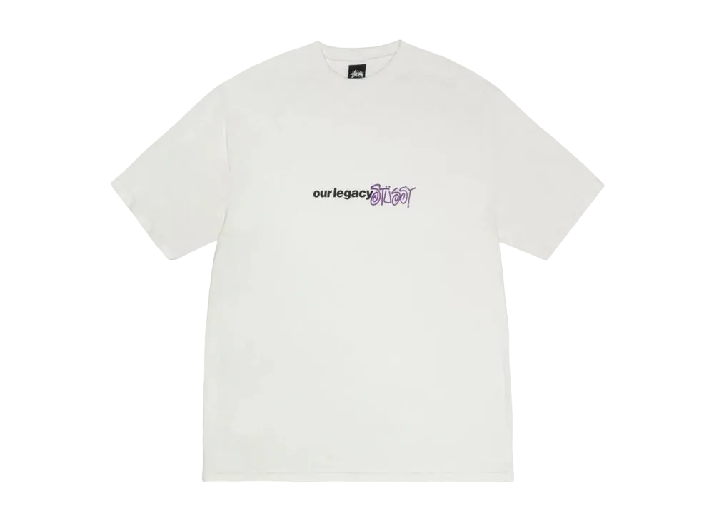 Stussy x OUR LEGACY Work Shop Sport Tee Pigment Dyed "Natural"