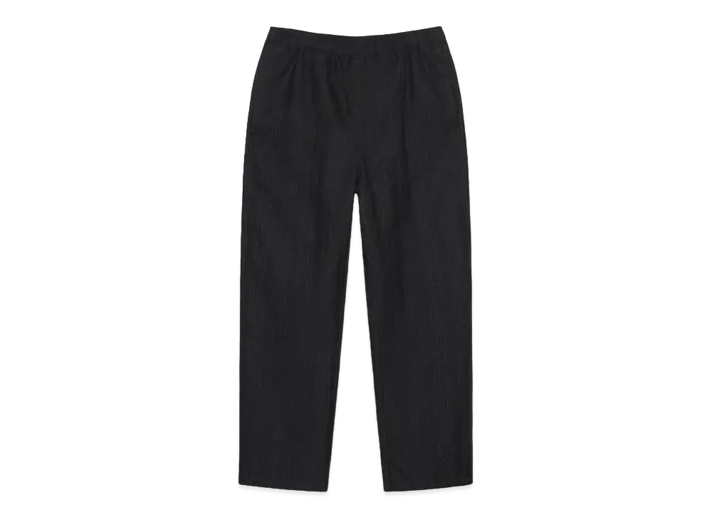 ステューシー ビーチ パンツ ステッチ ストライプ "ブラック"