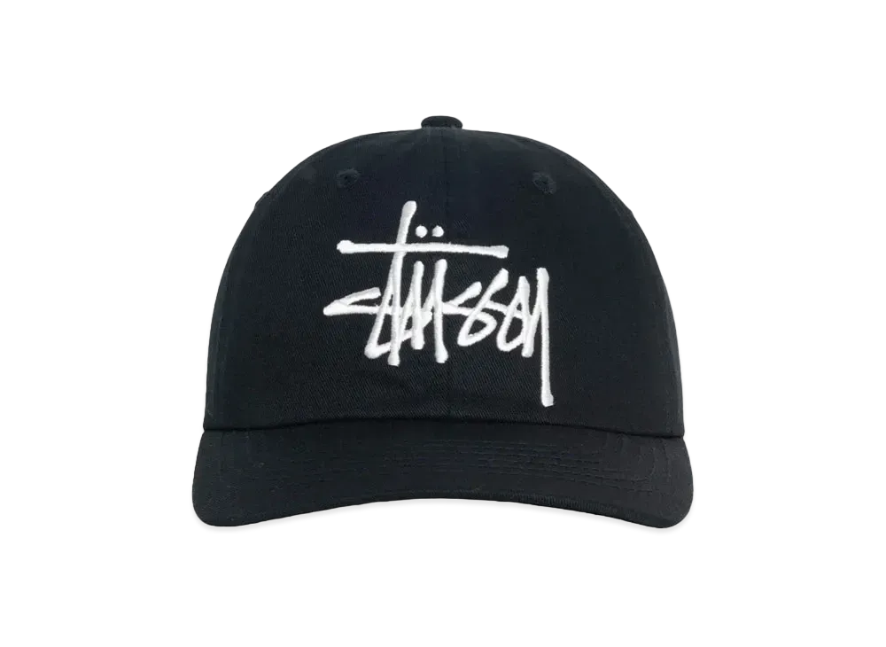 Stussy Low Profile Big Basic Snapback "Anthracite"