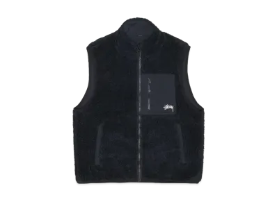 Stussy Sherpa Reversible Vest "Black"