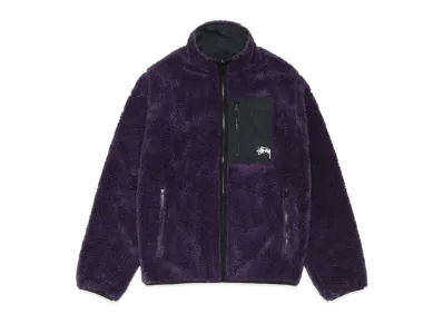 Stussy Sherpa Reversible Jacket "Purple"