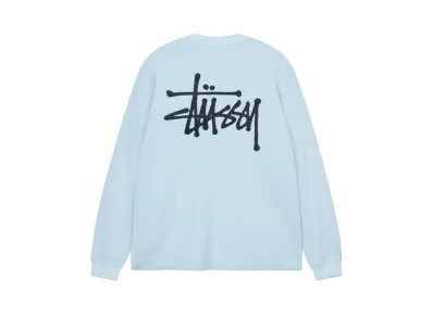 Stussy Basic Stock LS Thermal "Light Blue"
