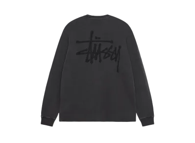 Stussy Basic Stock LS Thermal "Washed Black"