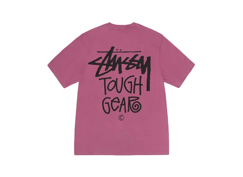 Stussy Tough Gear Tee "Berry"