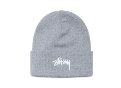 Stussy Cuff Beanie Stock "Grey Heather"