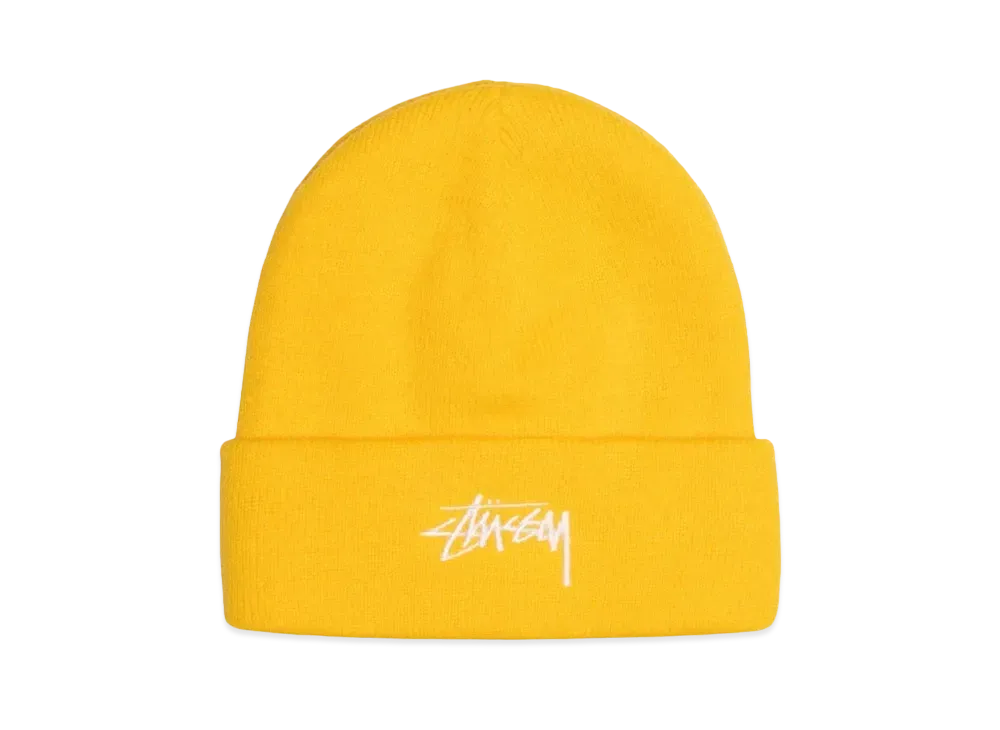 Stussy Cuff Beanie Stock "Mustard"