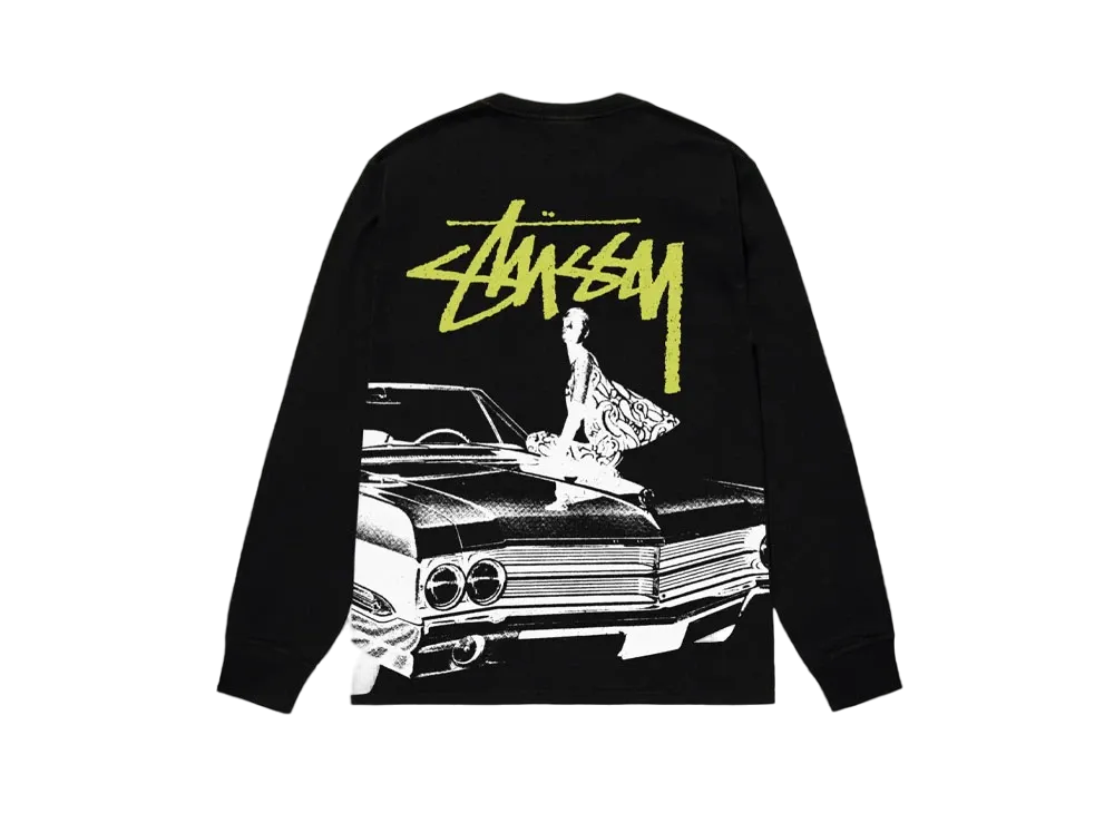 Stussy Beat Crazy LS Tee "Black"
