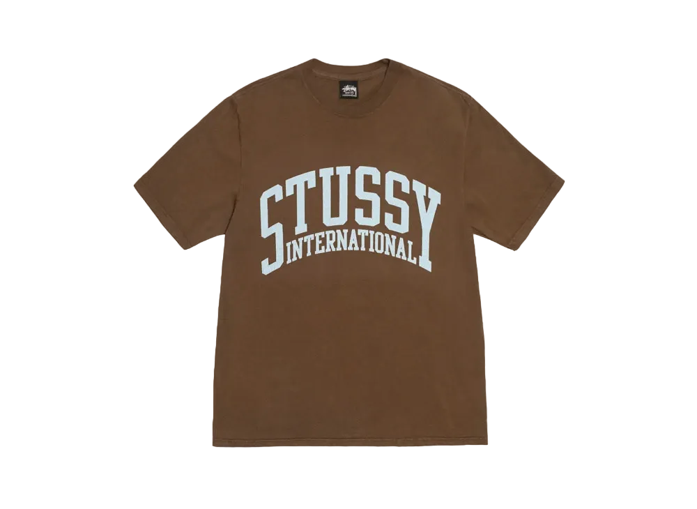 Stussy Stssy International Tee Pigment Dyed "Brown"