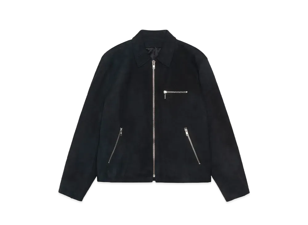 Stussy Bing Jacket Suede "Black"