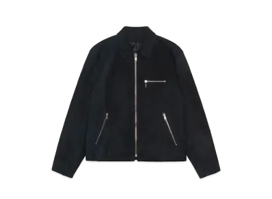 Stussy Bing Jacket Suede "Black"