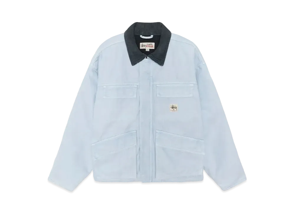 Stussy Washed Canvas Shop Jacket "Light Blue"