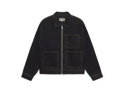 Stussy Zip Work Jacket Denim "Washed Black"