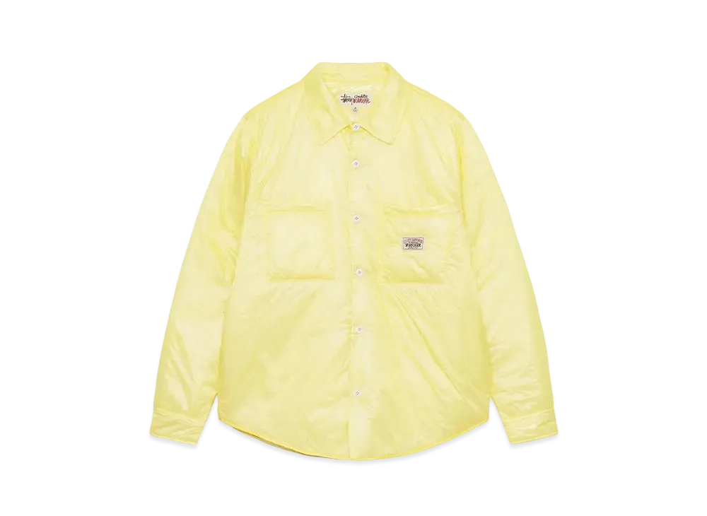 Stussy Fatigue Overshirt Nylon "Pale Lime"