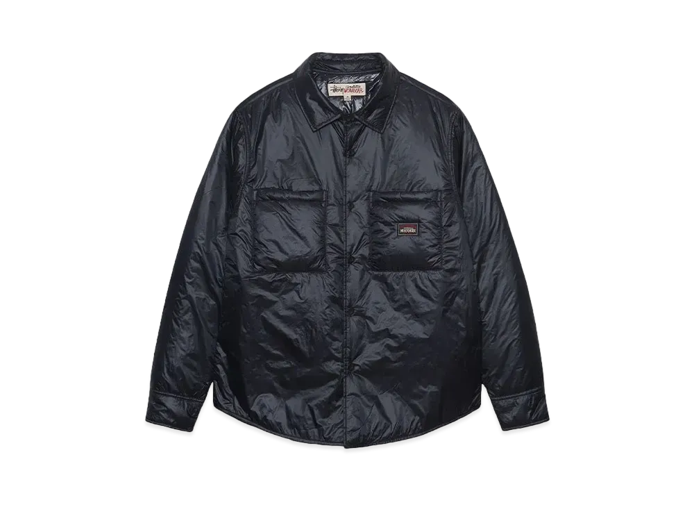 Stussy Fatigue Overshirt Nylon "Black"