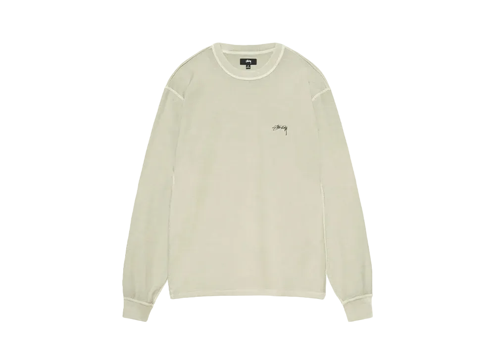 Stussy Lazy LS Tee "Sage"