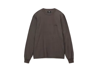 Stussy Lazy LS Tee "Faded Black"