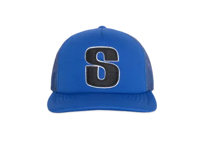 Stussy Big S Trucker Cap "Royal"