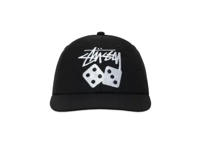 Stussy Stock Dice Low Pro Cap "Black"