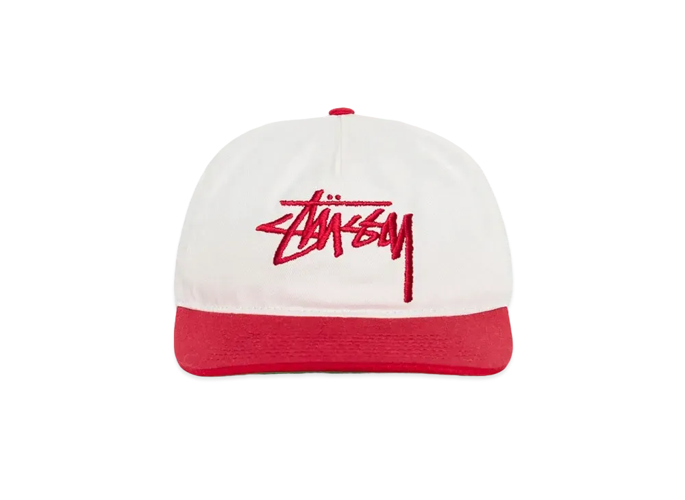 Stussy Big Stock Cap "Cardinal"
