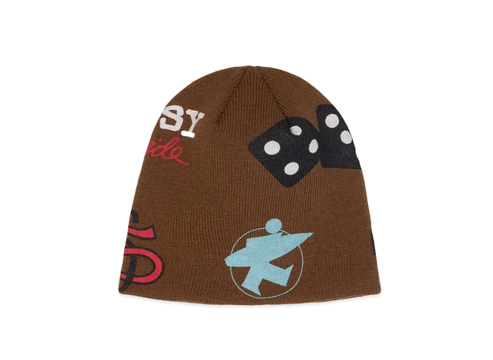 Stussy Mixed Logo Skullcap "Coffee"