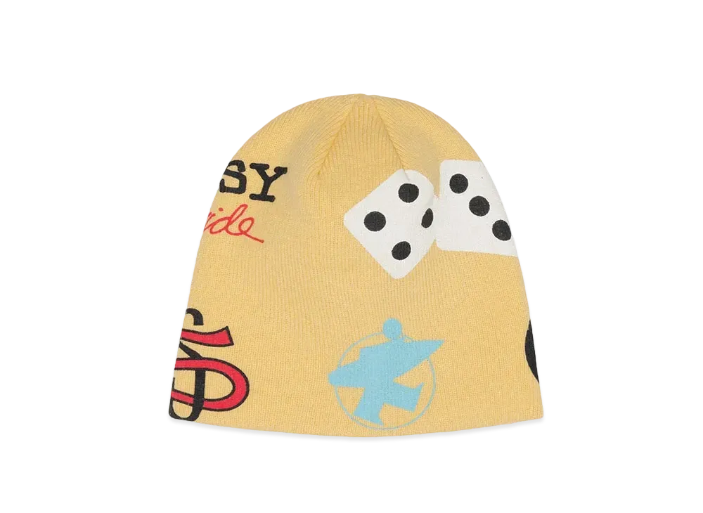 Stussy Mixed Logo Skullcap "Pale Yellow"