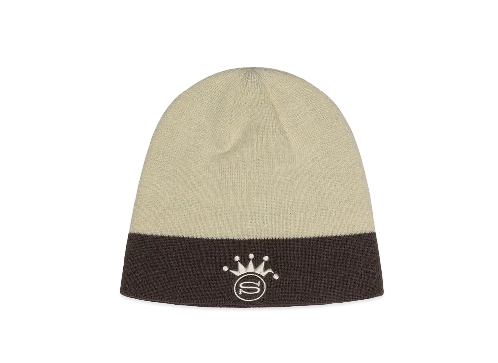 Stussy S Crown Jacquard Skullcap "Bone"