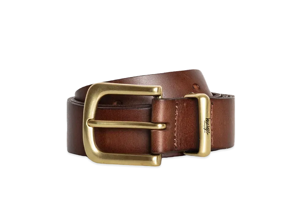 Stussy Metal S Tip Belt "Desert"