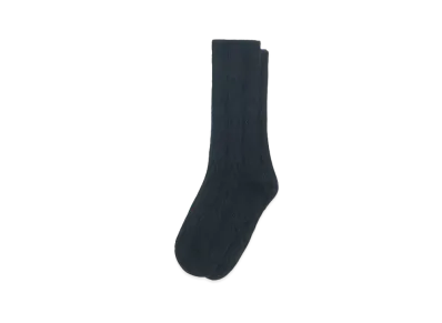Stussy Cable Knit S Dress Socks "Black"