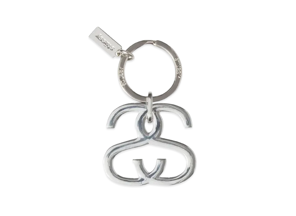 Stussy SS Link Keychain "Silver"