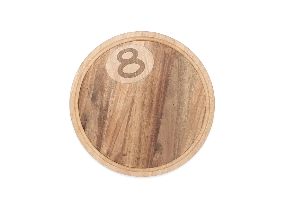 Stussy Wooden 8 Ball Board "Wood Mix"