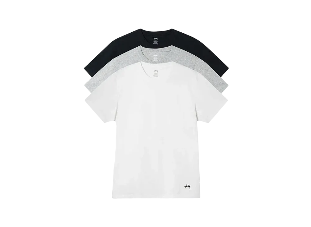 Stussy Undershirt Multi 3 Pack "Multi"