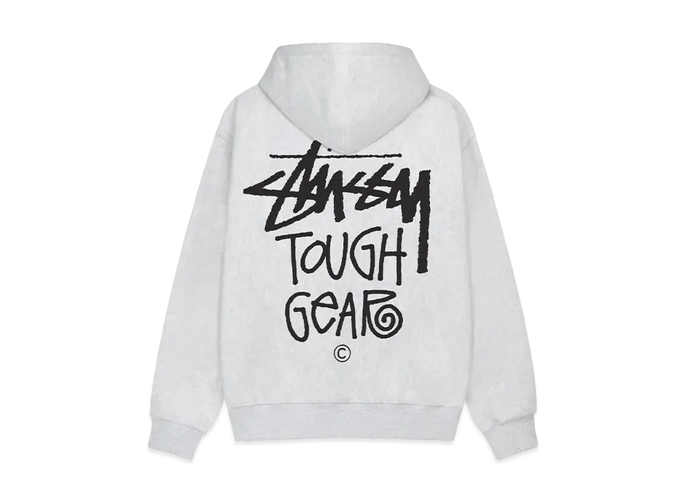 Stussy Tough Gear Hoodie "Ash Heather"