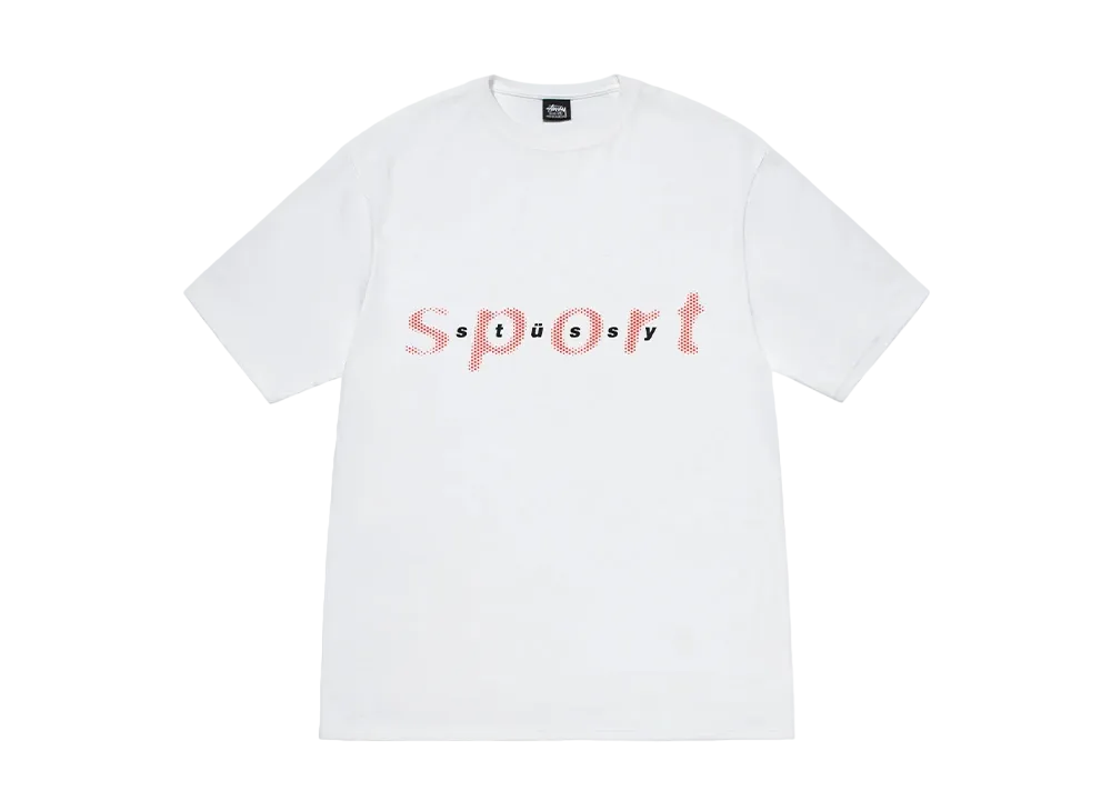 Stussy Dot Sport Tee "White"