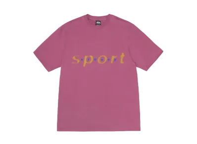 Stussy Dot Sport Tee "Berry"