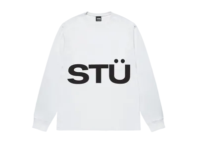 Stussy All Caps Ls Tee "White"