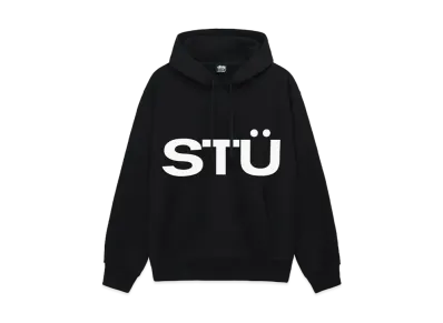 Stussy All Caps Hoodie "Black"
