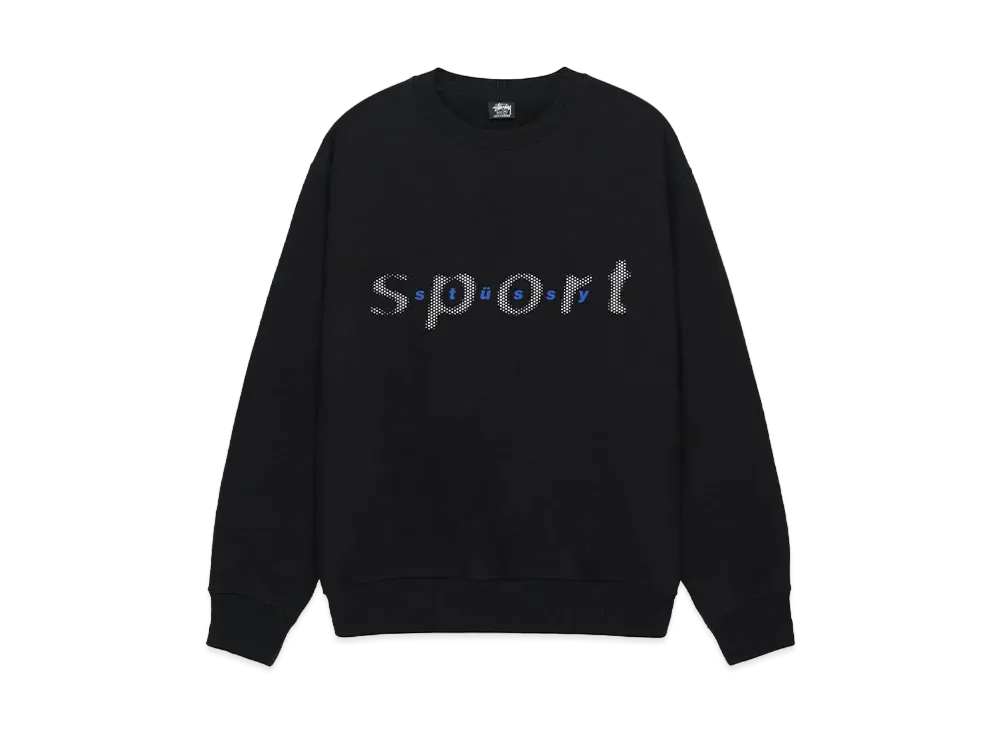 Stussy Dot Sport Crew "Black"