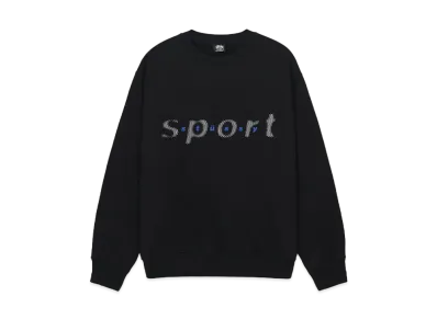 Stussy Dot Sport Crew "Black"