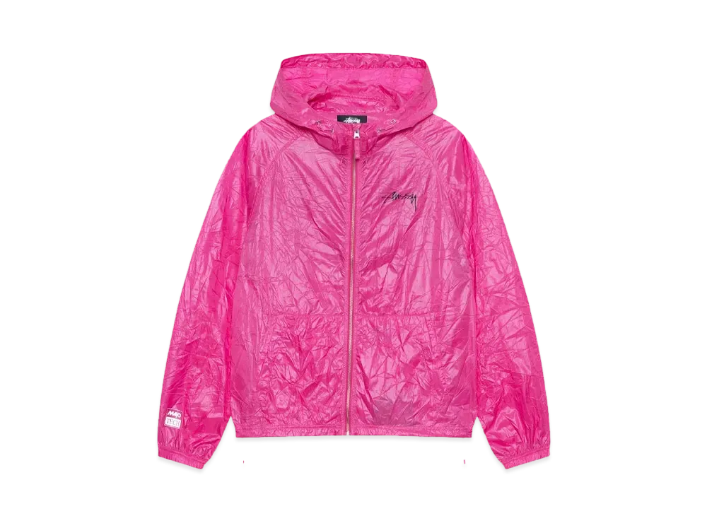 Stussy Beach Shell Wrinkled Nylon "Magenta"