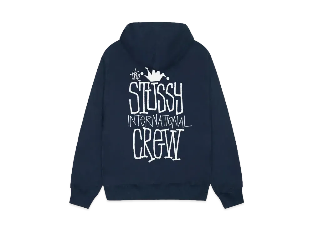 Stussy Crown International Hoodie "Navy"
