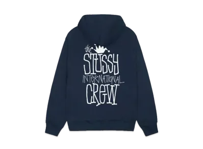 Stussy Crown International Hoodie "Navy"