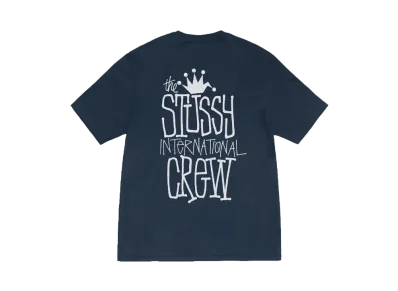 Stussy Crown International Tee Pigment Dyed "Navy"